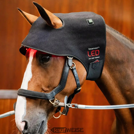 Horseware LED Poll Cap Niskapehmuste | Punainen valo- ja infrapunahoito | Langaton ja akkukäyttöinen