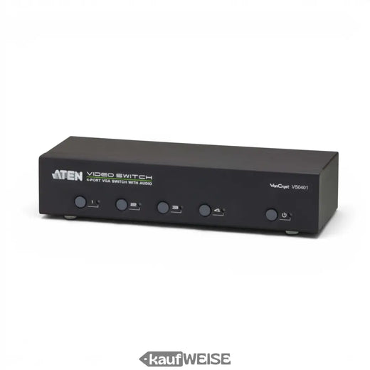ATEN VS0401 4-porttinen VGA-jakaja äänellä ja RS-232:lla