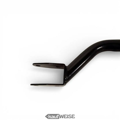 Schwarzer U-förmiger Hoverkart-Lenkhebel mit gebogener Griffe und Montageplatten