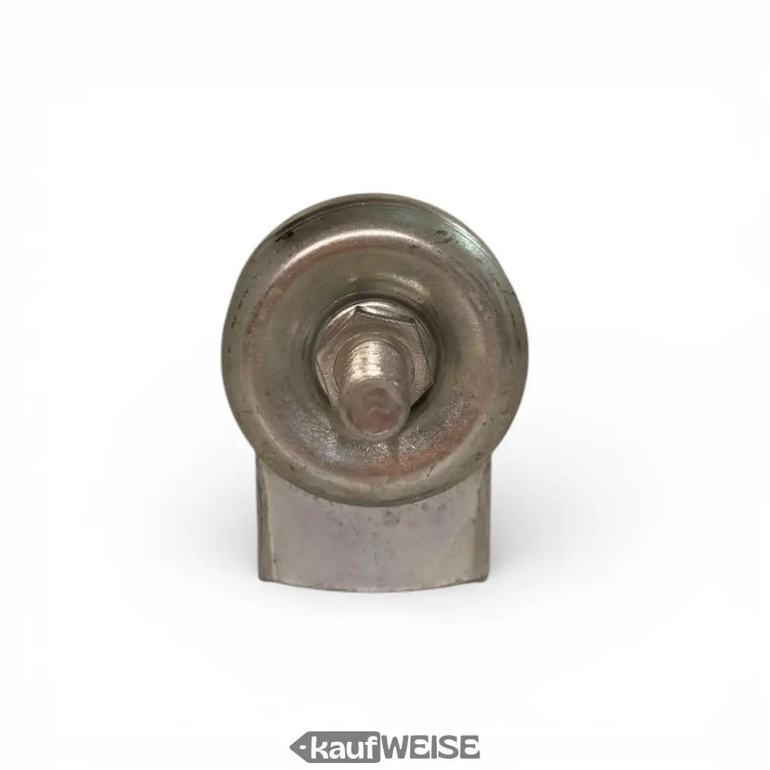 Silberner Metall-Gussrad mit Hexagon-Schraube und rundem Lagergehäuse für Hoverkart Radrahmen