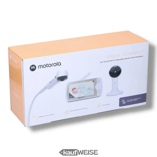 Motorola Baby VM65X Connect - Vauvamonitori, värinäyttö, yönäkö, 2-suuntainen A