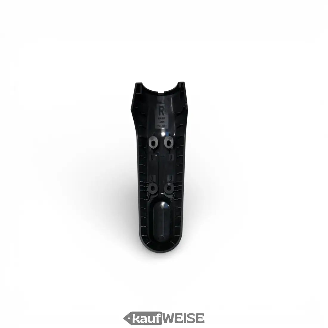 Schwarze Kunststoffgabelverkleidung vorne rechts Ninebot E22 E25 E45 mit Rippen und Vertiefungen