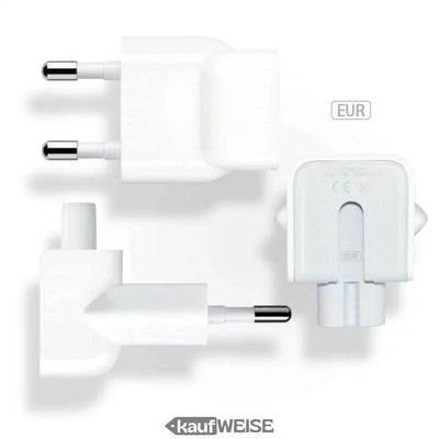 Alkuperäinen Apple Euro plug (duckhead) – virtalähdeliitin MacBookille ja iPadille | A1561